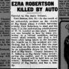 Newspapers.com - Great Falls Tribune - 31 Oct 1916 - Page 11 Killed By Auto - Ezra Robertson