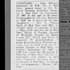 Newspapers.com - Red Deer Advocate - 20 Sep 1967 - Page 18 Obituary for John Edward STANNARD (Aged 79)