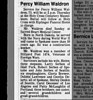 Newspapers.com - Spokane Chronicle - 17 Dec 1986 - Page 34 Obituary for Percy William Waldron (Aged 73)