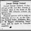 Newspapers.com - The Coast Star - 9 Apr 1943 - 5 Obituary - Joseph George Ireland