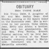 Newspapers.com - The Daily Herald - 16 Apr 1931 - 11 Obituary - Iris Yvone Dake