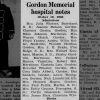Newspapers.com - The Gordon Journal - 19 Oct 1960 - 4 Admitted to Hospital - Clarinda Lein