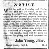 Notice: Estate of Thomas Whitted, Esq. Sep 1820