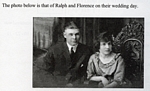 Ralph and Forence Booth on their wedding day.(1) Ralph and Forence Booth on their wedding day.(1)