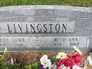 Ruth Ann Burgust Livingston Headstone