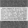 Sarah C Bangs Morford Obituary Sarah C Bangs Morford Obituary