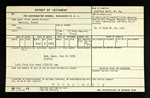 U.S. National Cemetery Interment Control Forms, 1928-1962