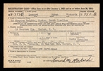 U.S. WWII Draft Cards Young Men, 1940-1947