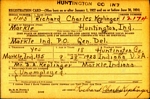 U.S. WWII Draft Cards Young Men, 1940-1947