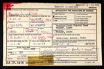 U.S., Headstone Applications for Military Veterans, 1925-1963