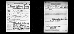 U.S., World War I Draft Registration Cards, 1917-1918