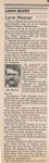 Weaver, Lynn A. 1942-1992 obit GISH60