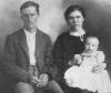William Franklin POPE age 24 (1880-1971), spouse Anna “Annie” Louisa LUTTRELL age 20 (1884-1972, son George Elmer (1904-1992)